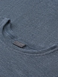 T-shirt i merinould/silke til børn