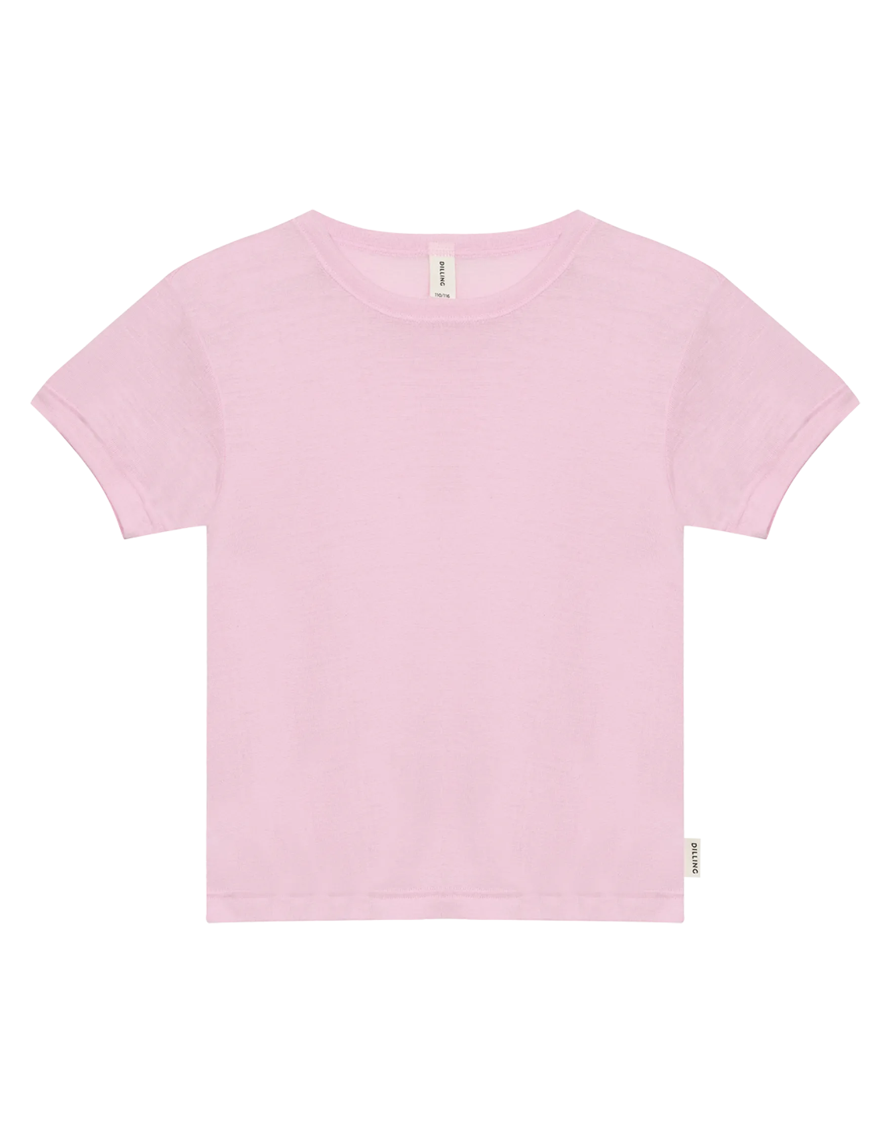 T-shirt i merinould/silke til børn
