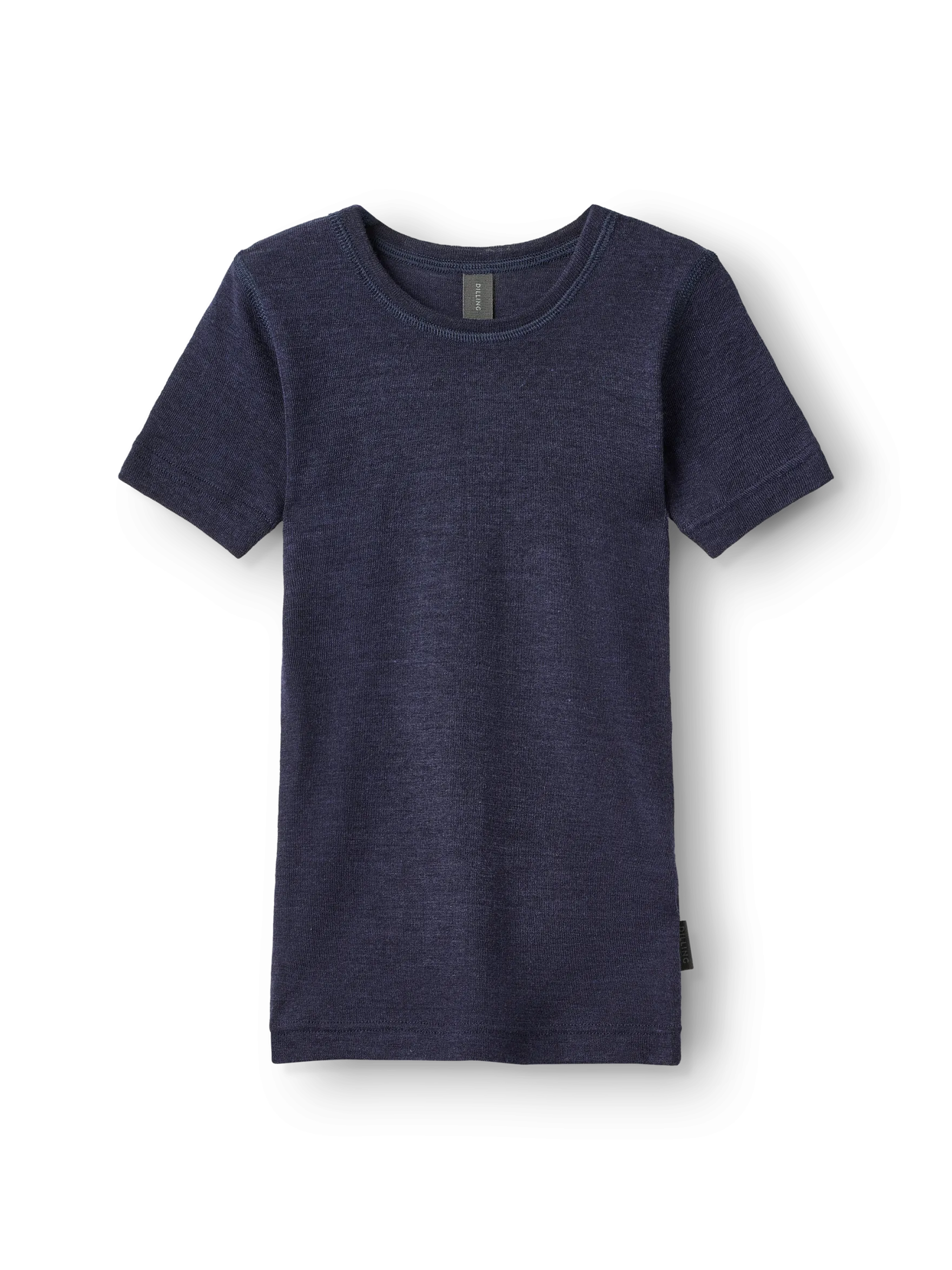 T-shirt i merinould/silke til børn
