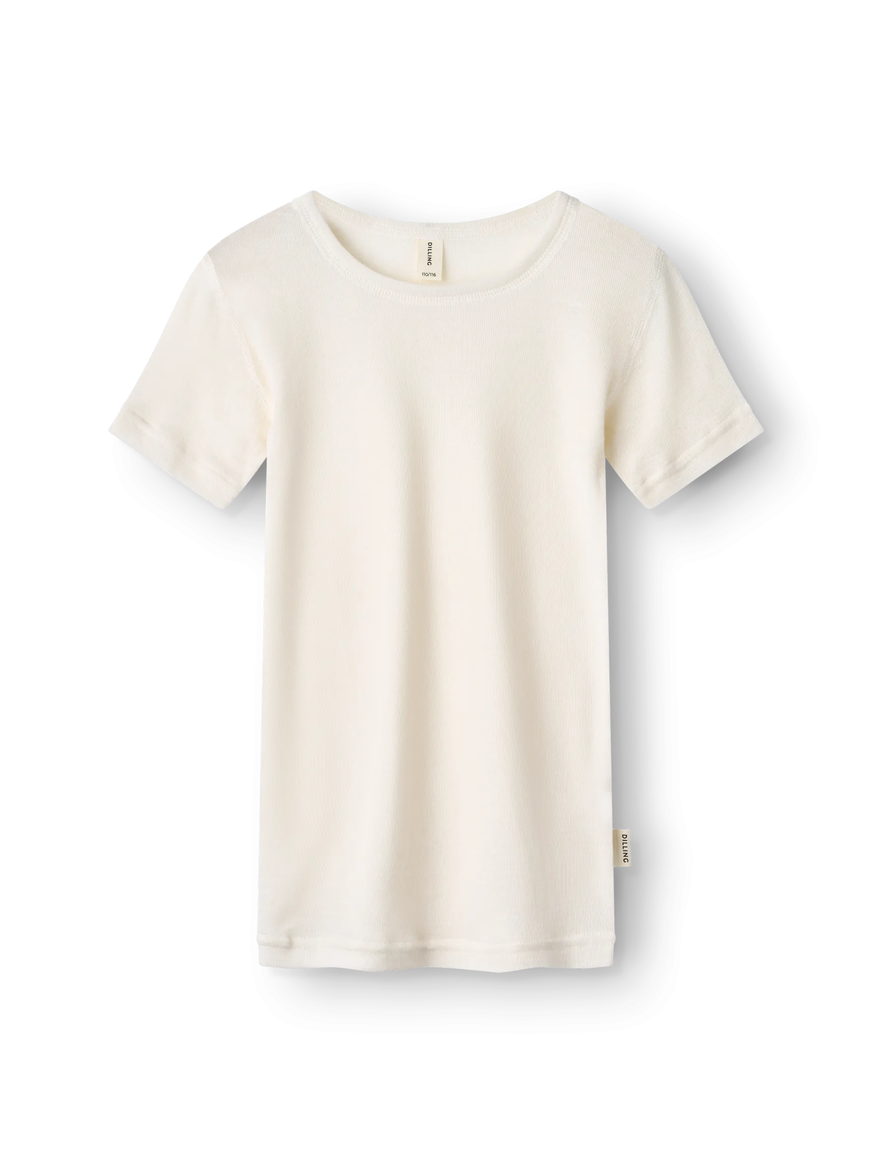 T-shirt i merinould/silke til børn