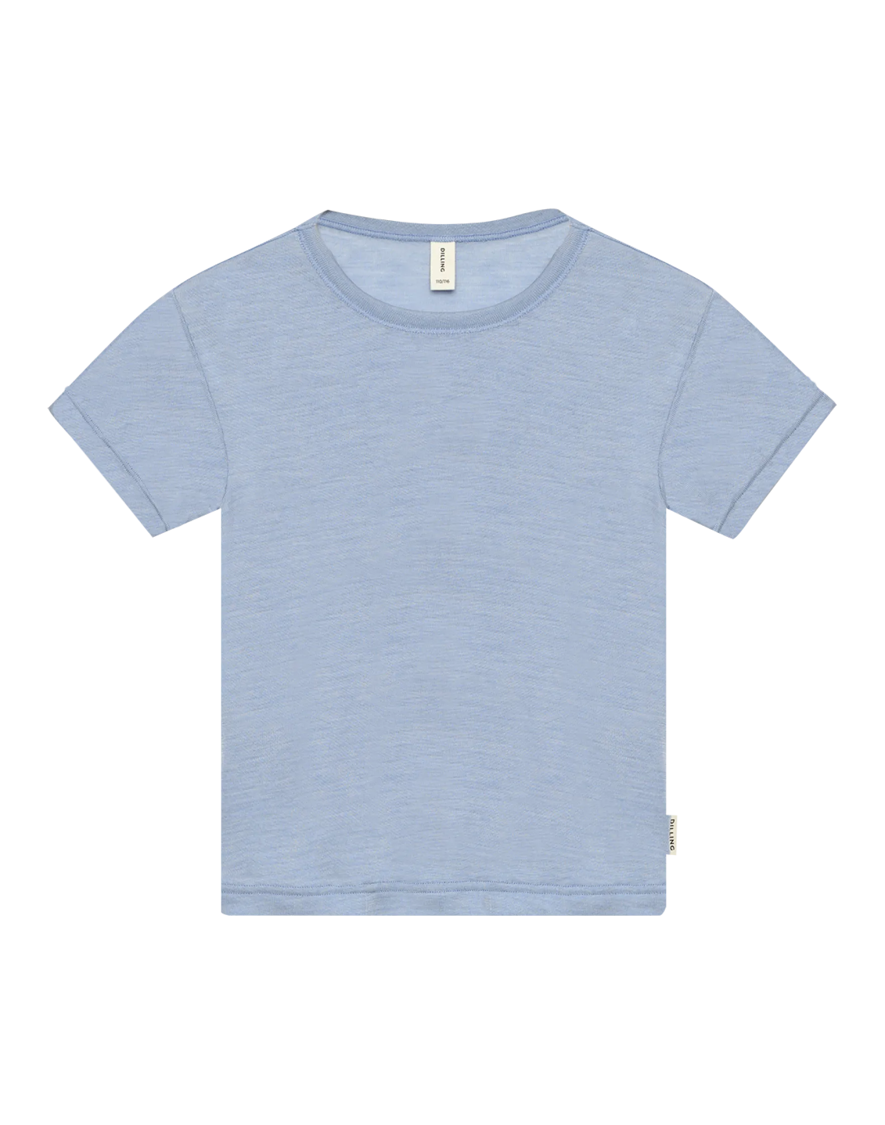 T-shirt i merinould/silke til børn