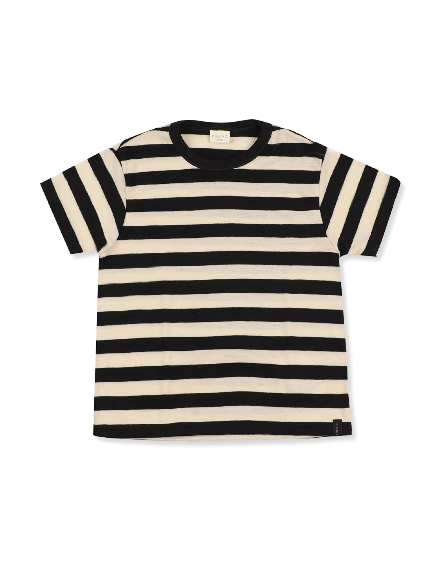 T-shirt i merinould/silke til børn