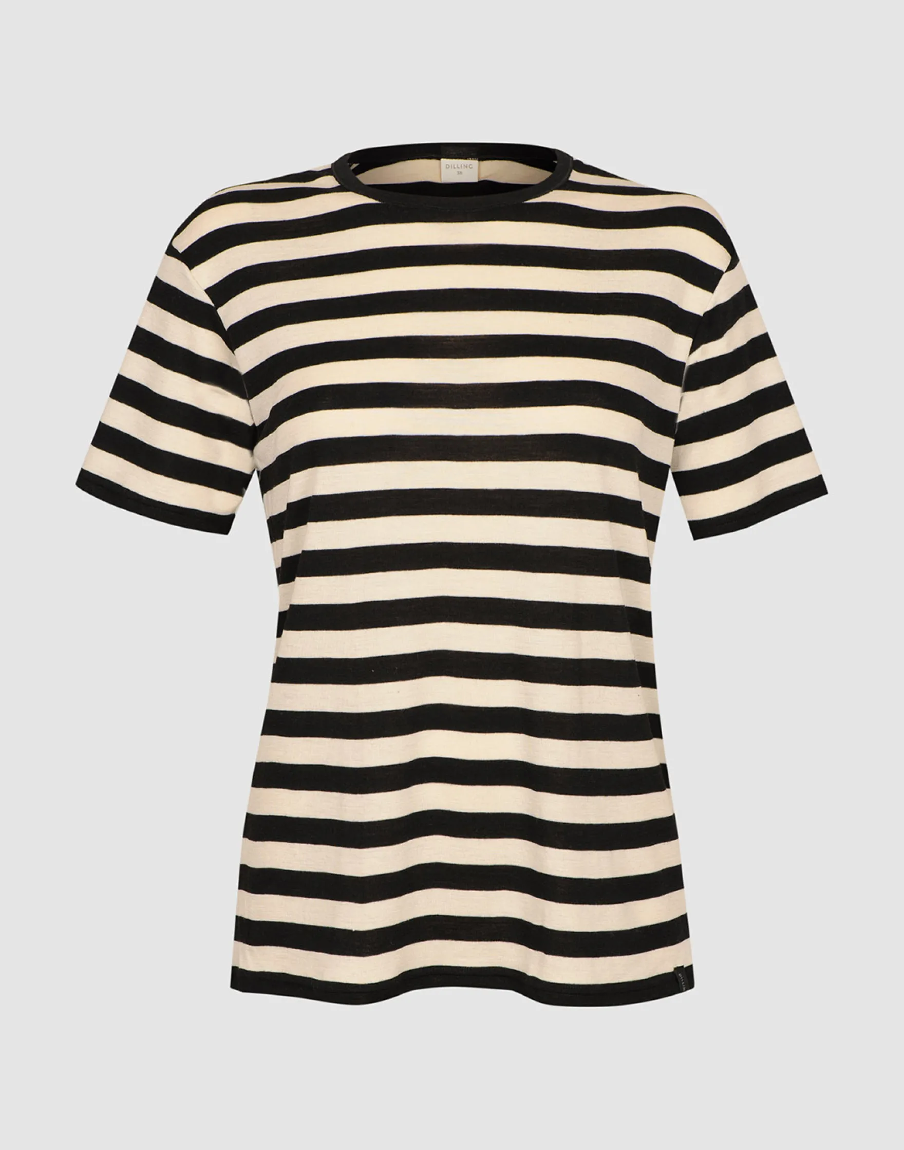 T-shirt i merinould/silke til kvinder