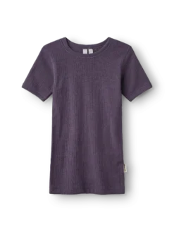 T-shirt i merinould til børn