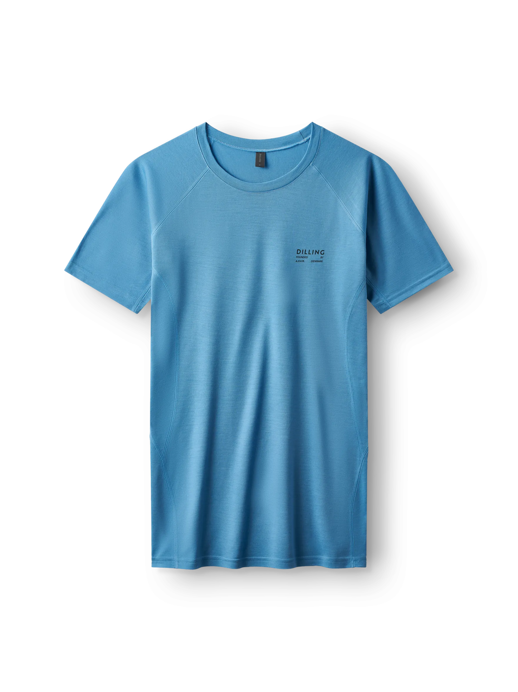 T-shirt i merinould til mænd