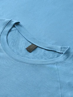 T-shirt i merinould til mænd