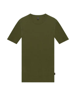 T-shirt i merinould til mænd