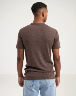 T-shirt i merinould til mænd