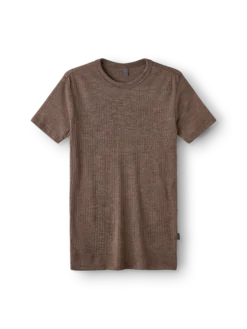 T-shirt i merinould til mænd