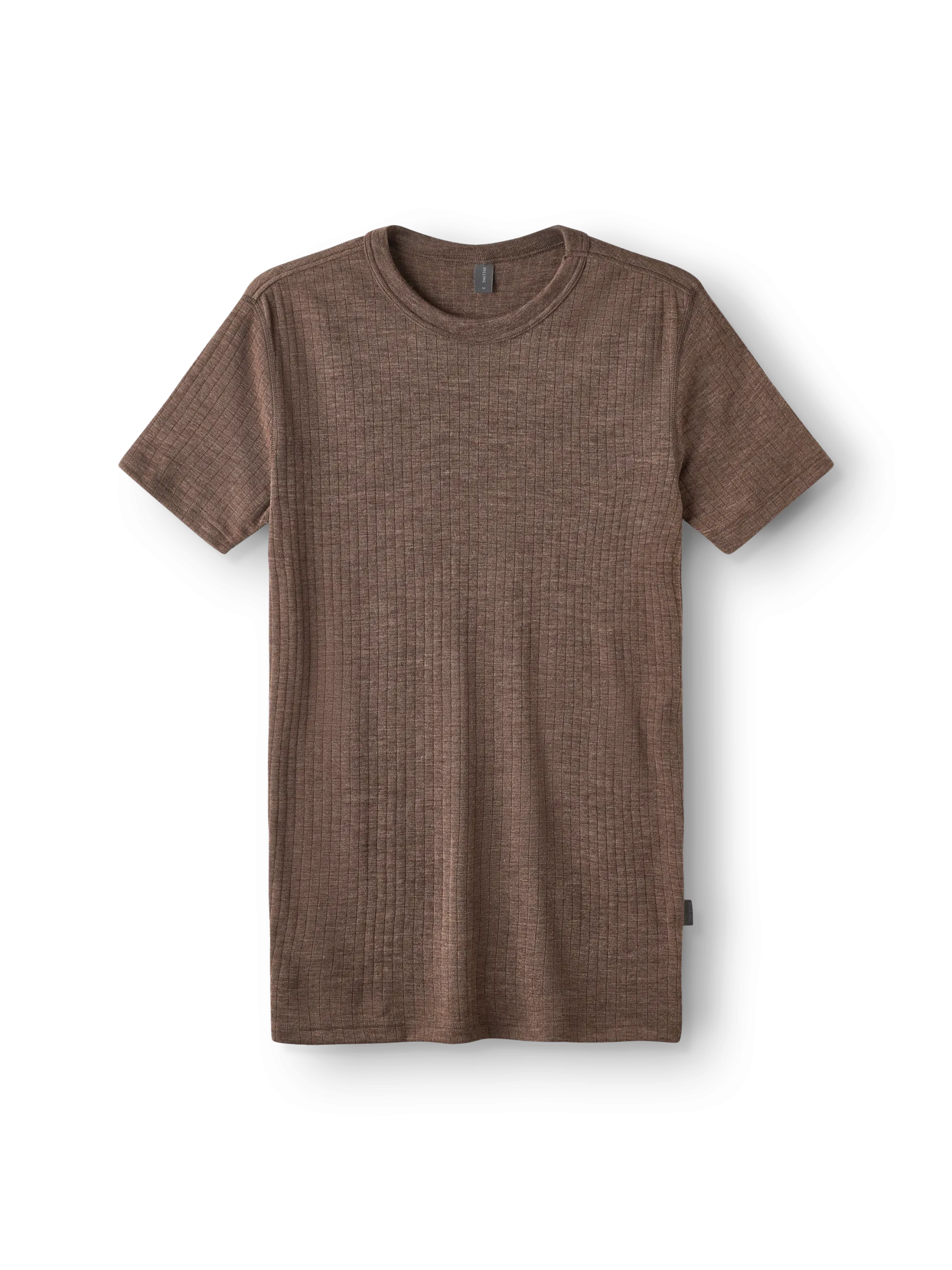 T-shirt i merinould til mænd