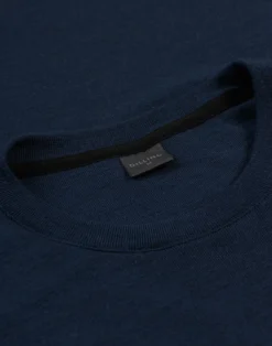 T-shirt i merinould til mænd
