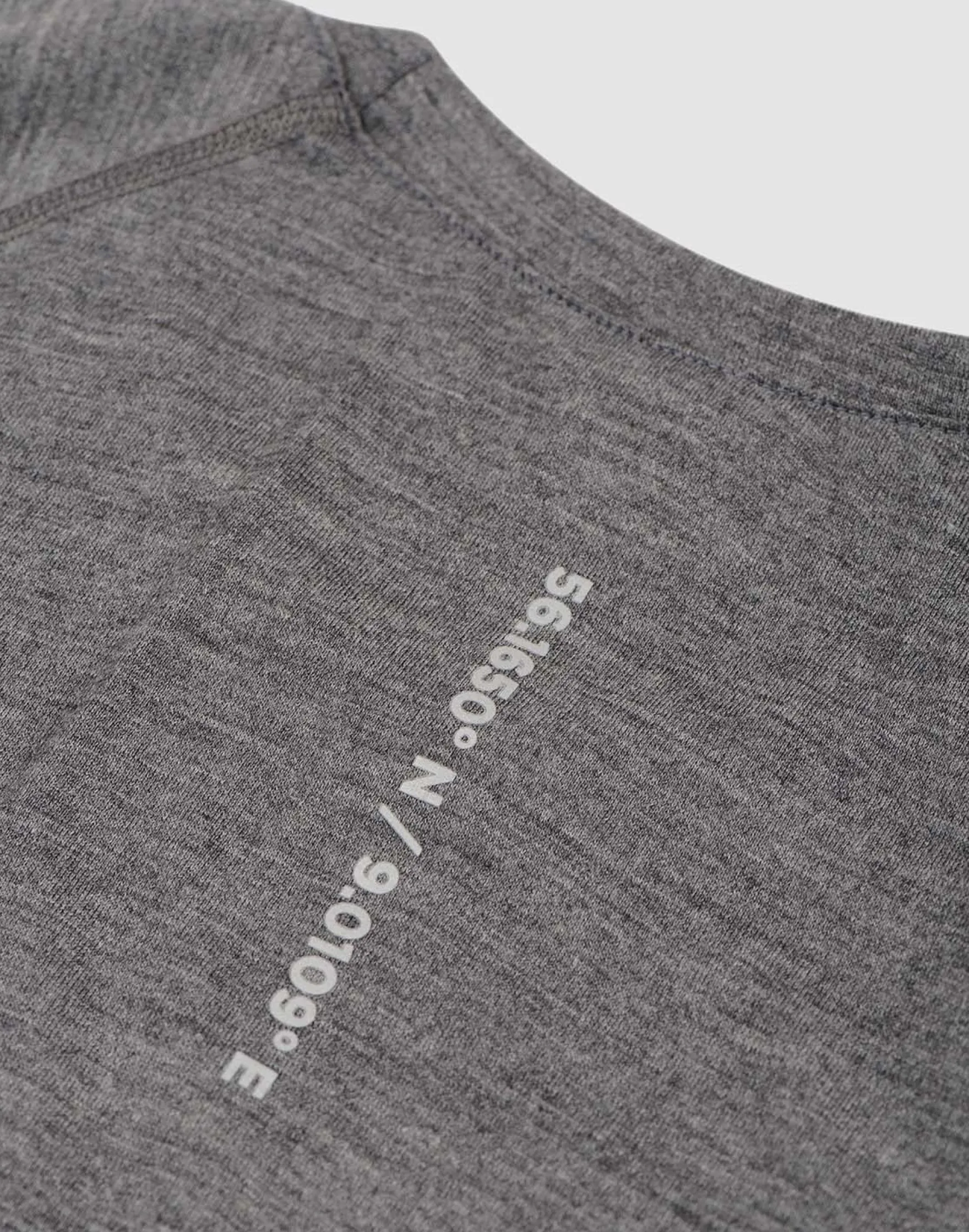 T-shirt i merinould til mænd