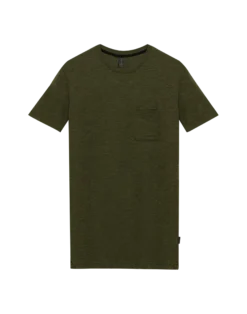 T-shirt i merinould til mænd