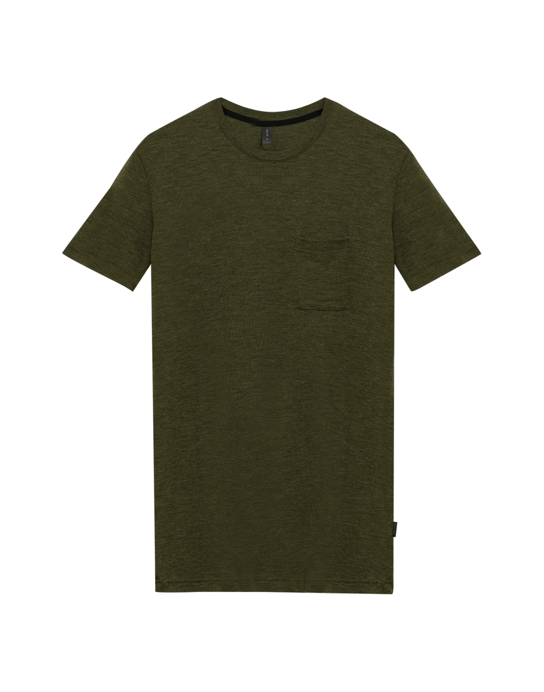 T-shirt i merinould til mænd
