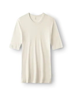 T-shirt i merinould til mænd