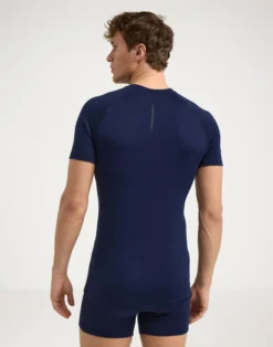 T-shirt i merinould til mænd