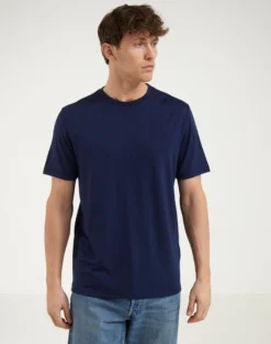 T-shirt i merinould til mænd