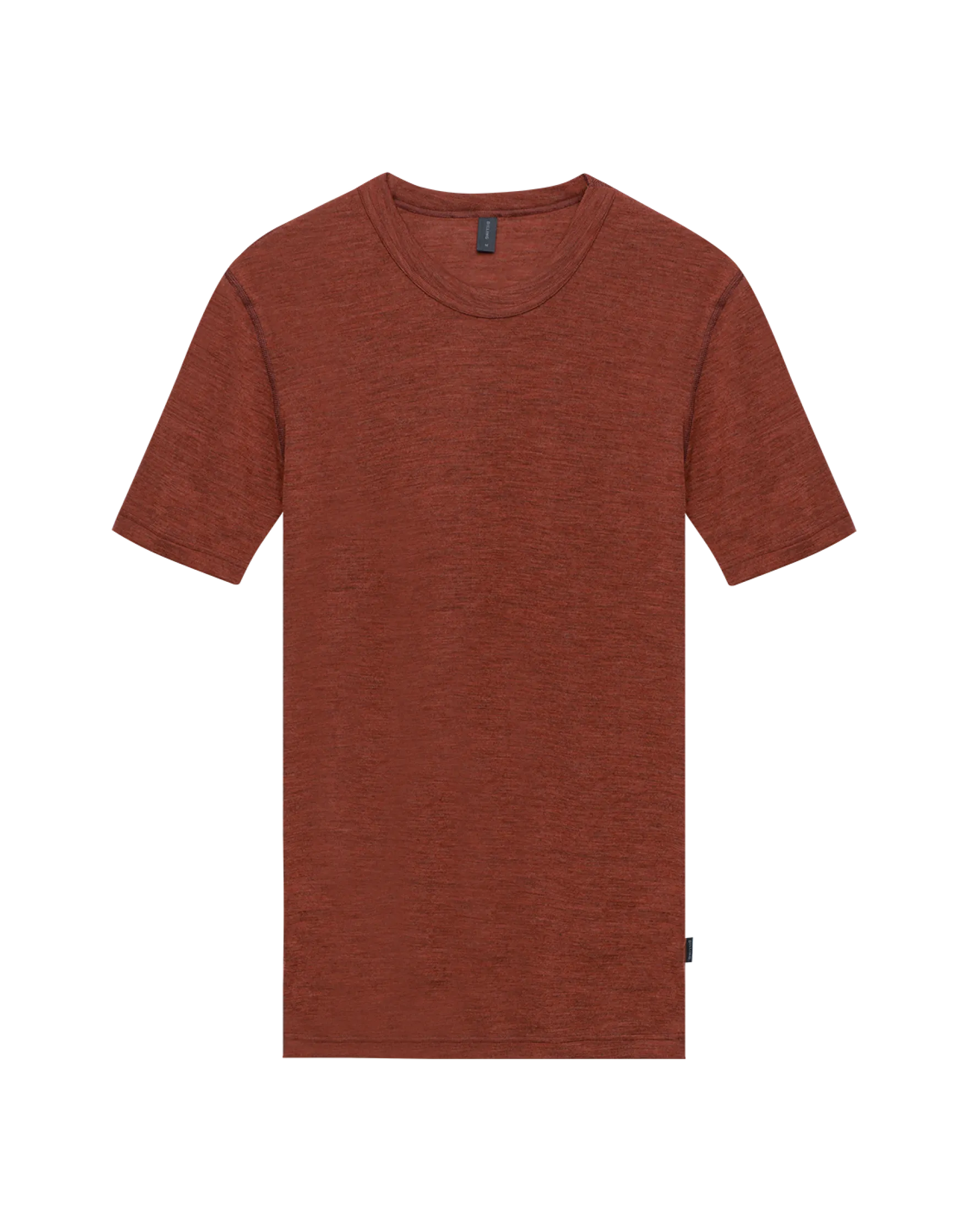 T-shirt i merinould til mænd