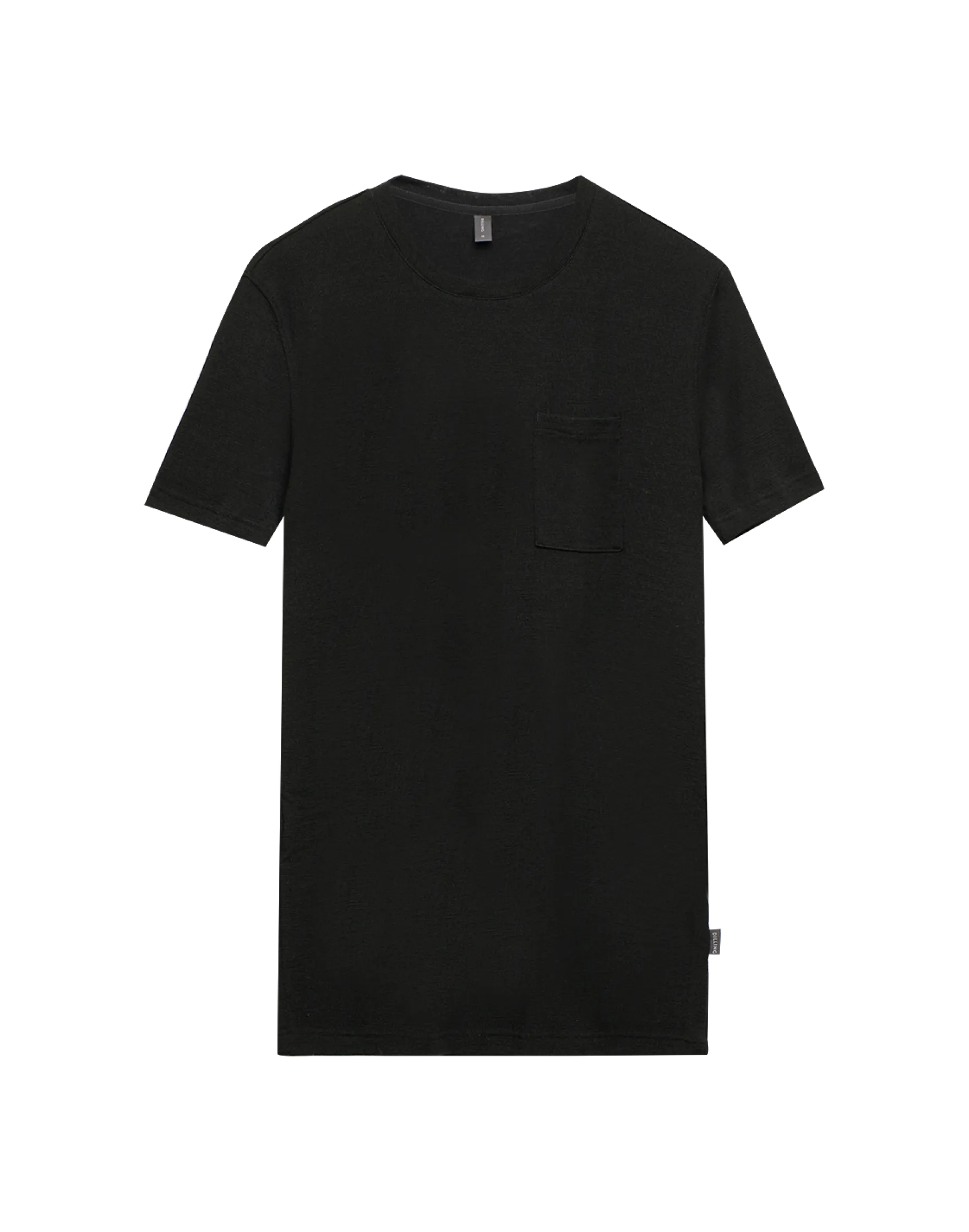 T-shirt i merinould til mænd
