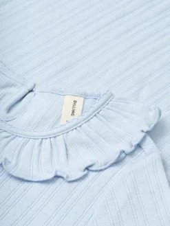 T-shirt kjole med hulmønster i bomuld til børn