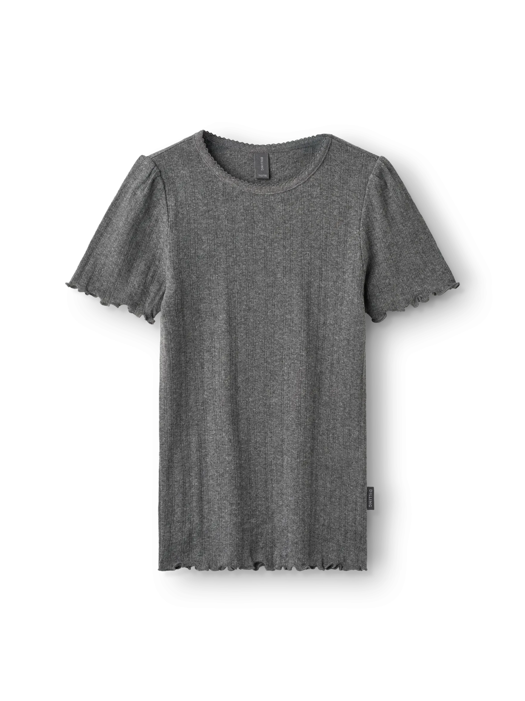 T-shirt med hulmønster i bomuld til børn