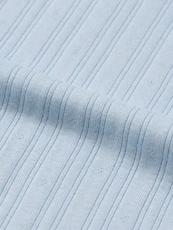 T-shirt med hulmønster i bomuld til kvinder
