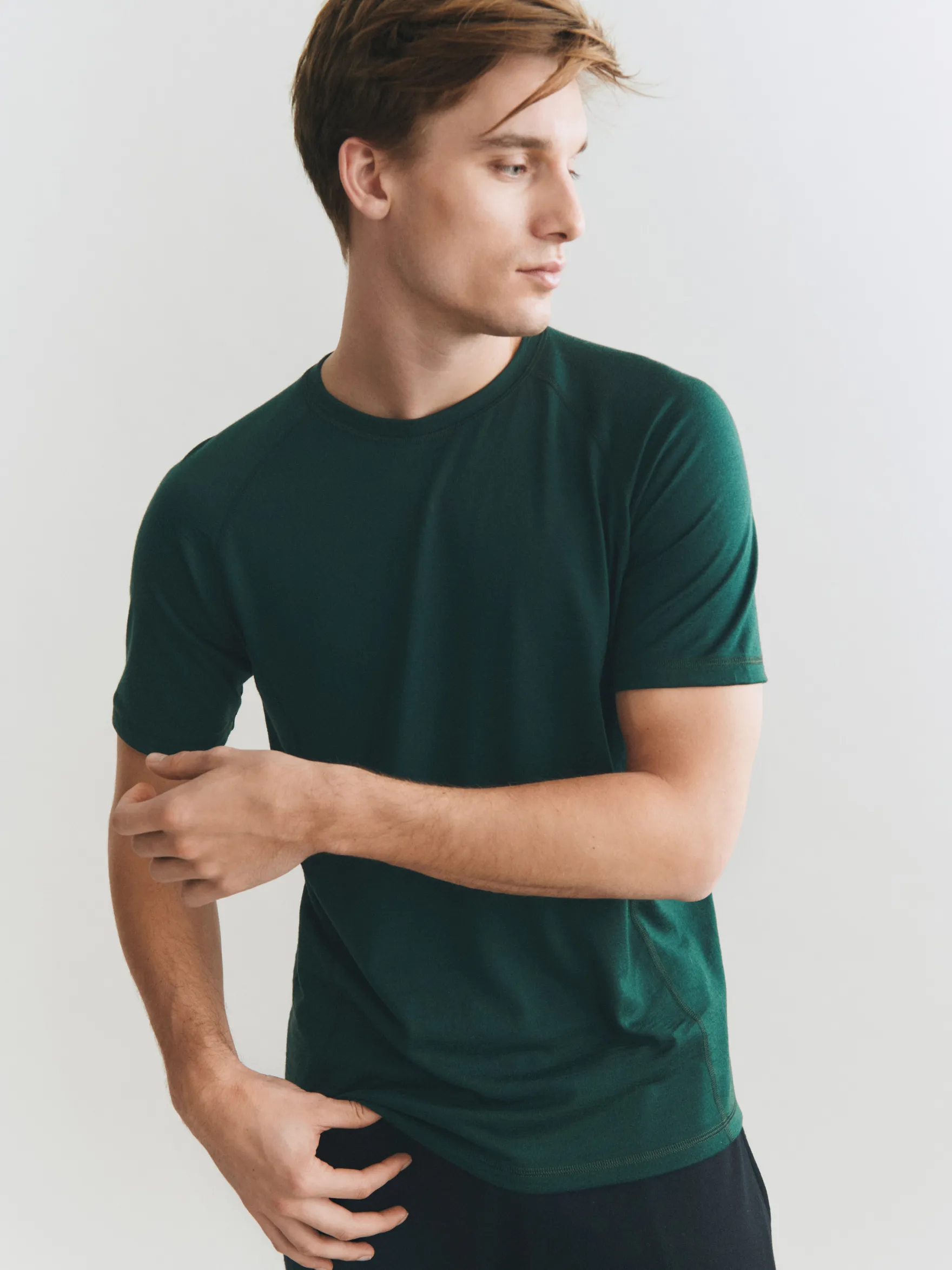 T-shirt med raglanærmer til mænd