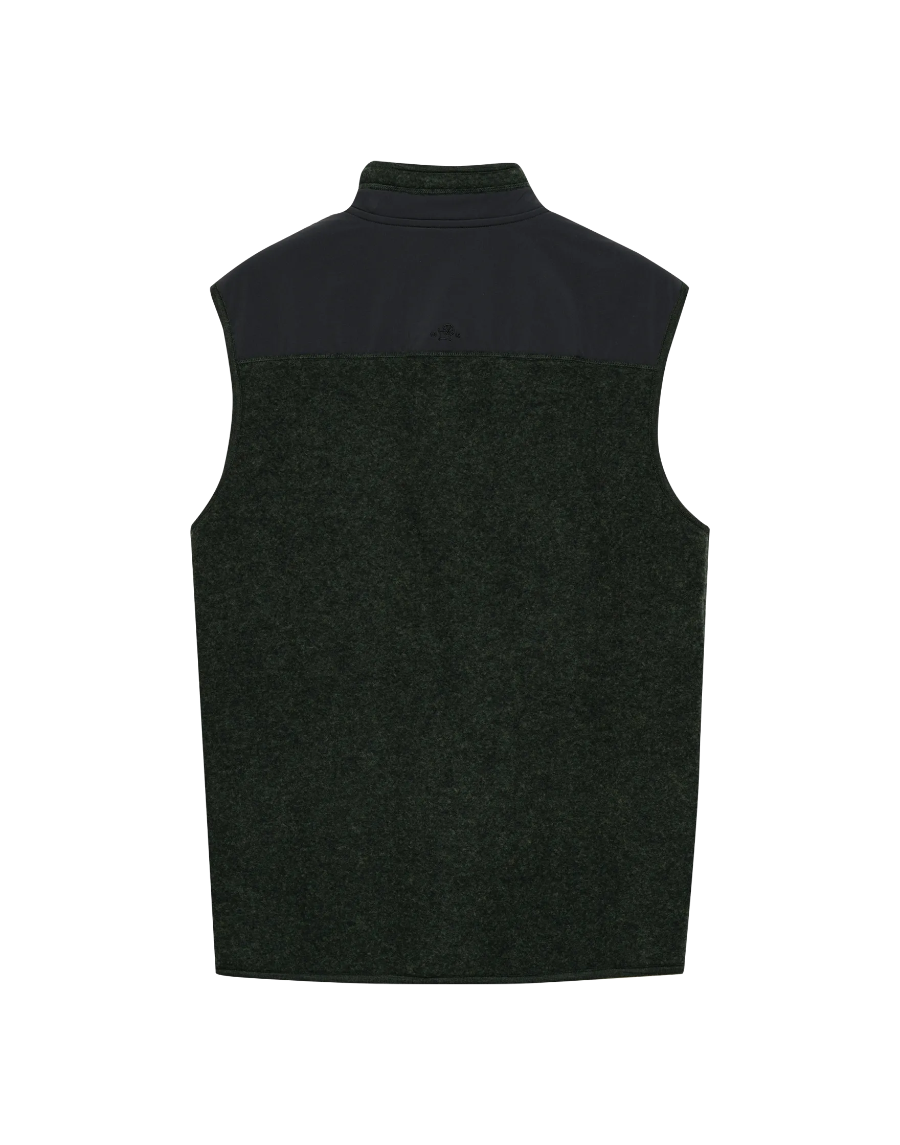 Vest i merinouldfleece til mænd