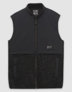 Vest i softshell/uldteddy til mænd